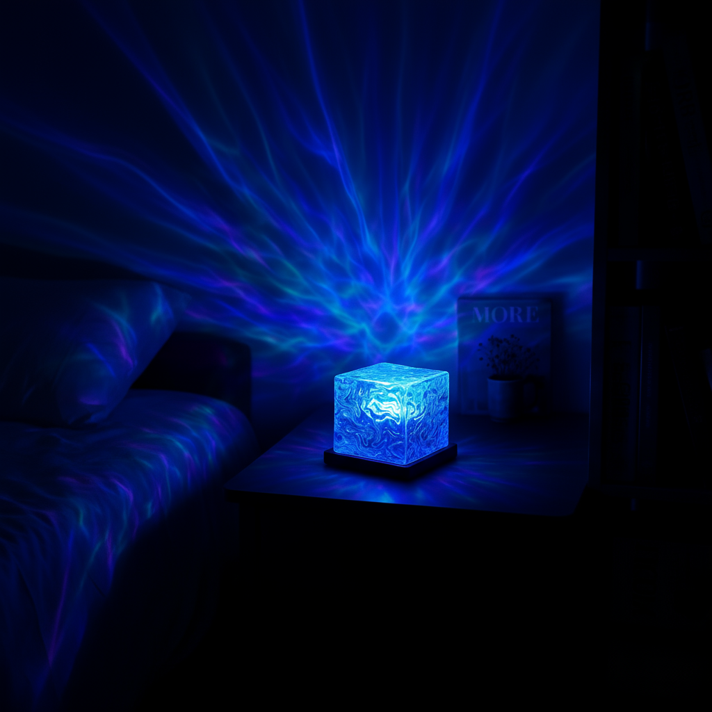 LED Water Ripple Ambient Night Light