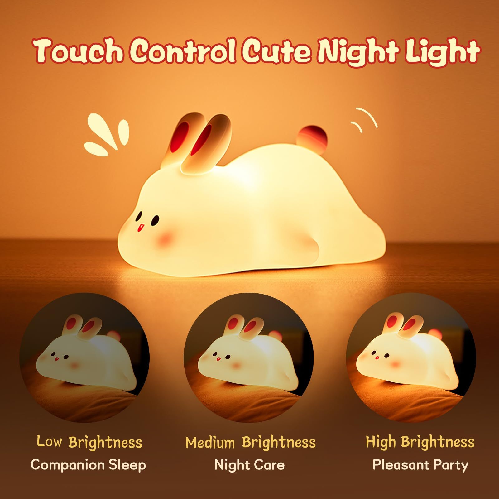 Cute LED Night Light Rabbit