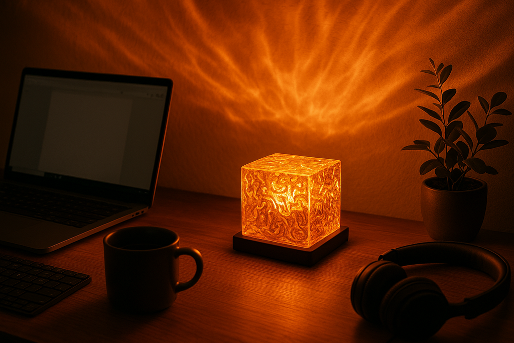 LED Water Ripple Ambient Night Light