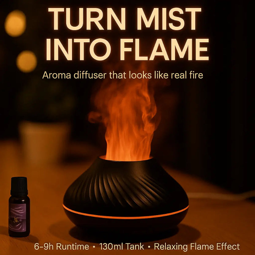RGB Flame Aroma Diffuser