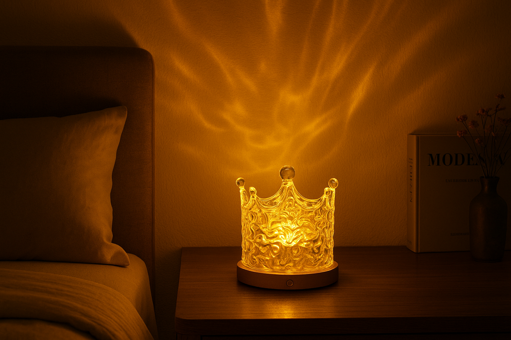 LED Water Ripple Ambient Night Light