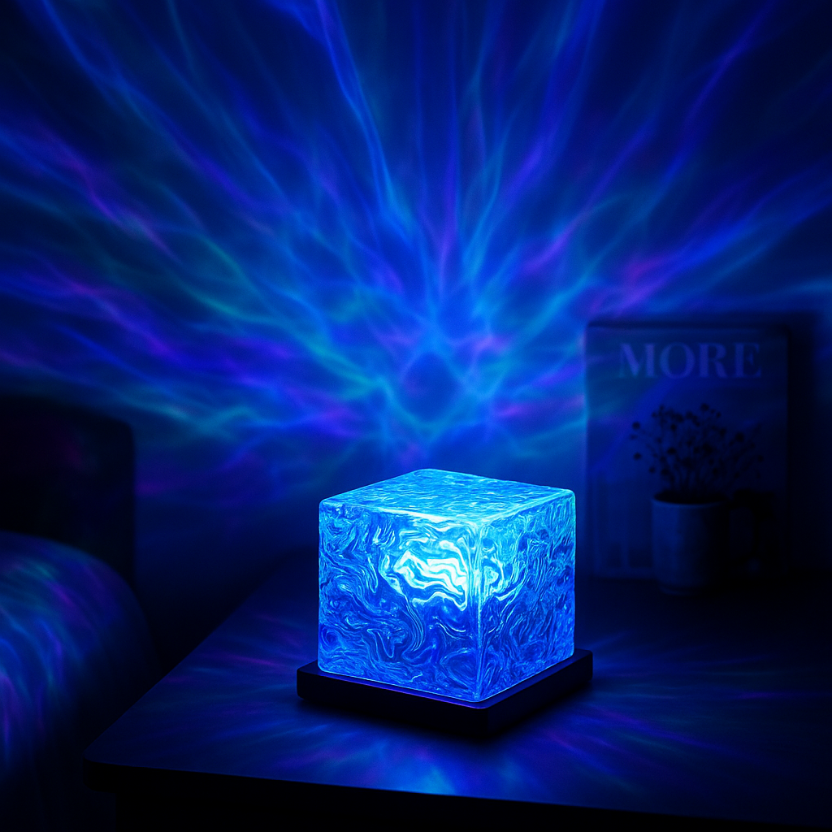 LED Water Ripple Ambient Night Light